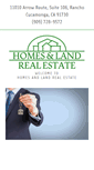 Mobile Screenshot of homesandlandre.com