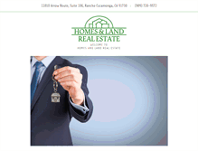 Tablet Screenshot of homesandlandre.com